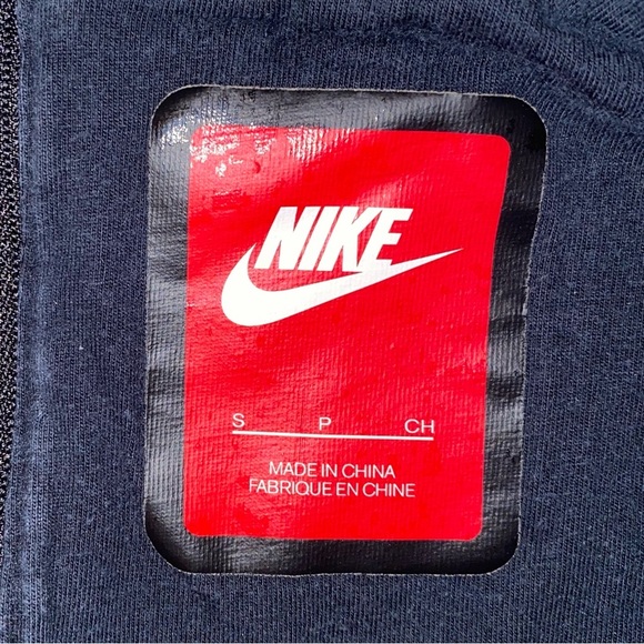 Nike Tech Fleece Pullover Crew Sweatshirt Black 685748-010 Women Small *Stains* - Picture 9 of 11